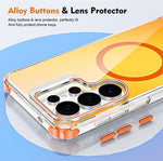 Custodia magnetica con supporto e lente camaleontica, For Galaxy S26 Ultra 5G, For Galaxy A57 5G