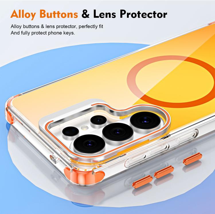 Custodia magnetica con supporto e lente camaleontica, For Galaxy S26 Ultra 5G, For Galaxy A57 5G