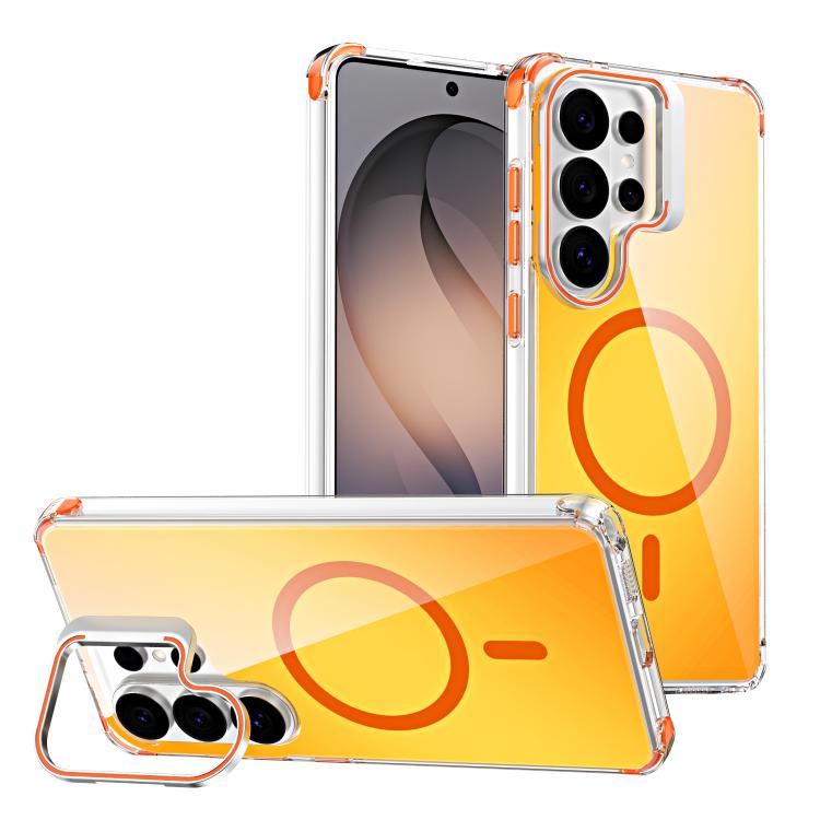 Custodia magnetica con supporto e lente camaleontica, For Galaxy S26 Ultra 5G, For Galaxy A57 5G