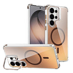 Custodia magnetica con supporto e lente camaleontica, For Galaxy S26 Ultra 5G, For Galaxy A57 5G