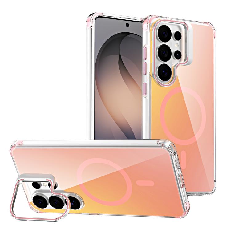 Custodia magnetica con supporto e lente camaleontica, For Galaxy S26 Ultra 5G, For Galaxy A57 5G
