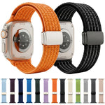 Cinturino per orologio in nylon intrecciato con fibbia magnetica xDfind, For Apple Watch 38 / 40 / 41 / S11 42mm