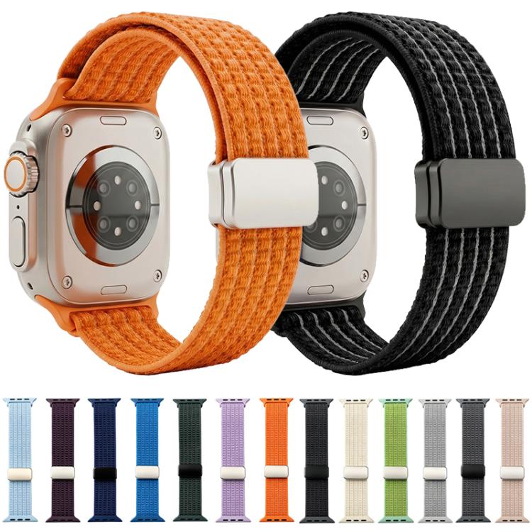 Cinturino per orologio in nylon intrecciato con fibbia magnetica xDfind, For Apple Watch 38 / 40 / 41 / S11 42mm