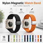 Cinturino per orologio in nylon intrecciato con fibbia magnetica xDfind, For Apple Watch 38 / 40 / 41 / S11 42mm