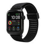Cinturino per orologio xDfind in nylon intrecciato con fibbia magnetica e design traforato., For Apple Watch 42 / 44 / 45 / 46 / 49mm, For Apple Watch 38 / 40 / 41 / S11 42mm