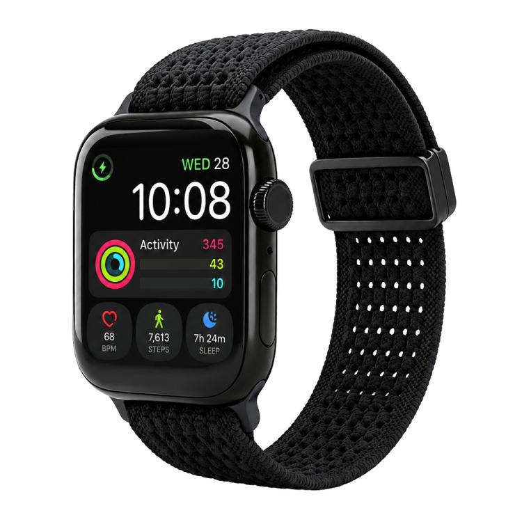 Cinturino per orologio xDfind in nylon intrecciato con fibbia magnetica e design traforato., For Apple Watch 42 / 44 / 45 / 46 / 49mm, For Apple Watch 38 / 40 / 41 / S11 42mm