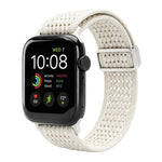 Cinturino per orologio xDfind in nylon intrecciato con fibbia magnetica e design traforato., For Apple Watch 42 / 44 / 45 / 46 / 49mm, For Apple Watch 38 / 40 / 41 / S11 42mm