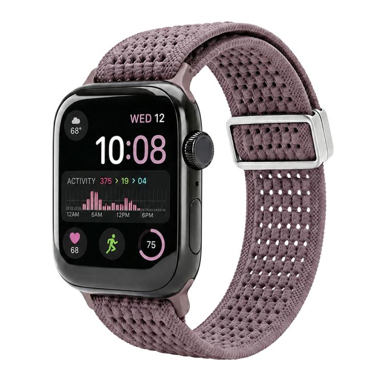 Cinturino per orologio xDfind in nylon intrecciato con fibbia magnetica e design traforato., For Apple Watch 42 / 44 / 45 / 46 / 49mm, For Apple Watch 38 / 40 / 41 / S11 42mm