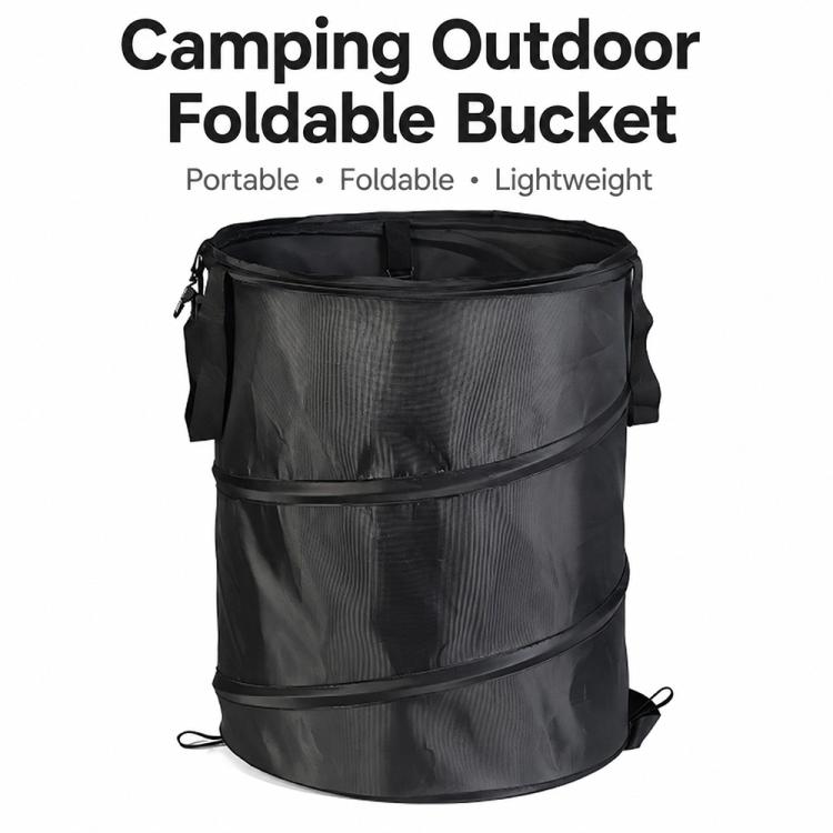 Secchio pieghevole da campeggio per esterni, pattumiera portatile, secchio per foglie da giardino, Mini 25x32cm, Small 34x40cm, Medium 45x55cm