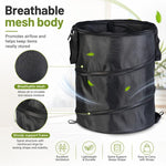 Secchio pieghevole da campeggio per esterni, pattumiera portatile, secchio per foglie da giardino, Mini 25x32cm, Small 34x40cm, Medium 45x55cm