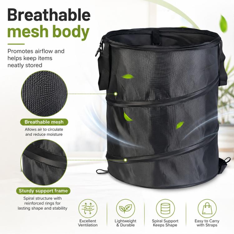 Secchio pieghevole da campeggio per esterni, pattumiera portatile, secchio per foglie da giardino, Mini 25x32cm, Small 34x40cm, Medium 45x55cm