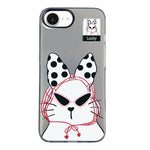 Custodia per telefono ibrida in PC e TPU con motivo argentato colorato, For iPhone 17e / 16e, For iPhone 17 Pro Max