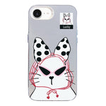 Custodia per telefono ibrida in PC e TPU con motivo argentato colorato, For iPhone 17e / 16e, For iPhone 17 Pro Max
