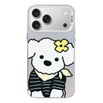 Custodia per telefono ibrida in PC e TPU con motivo argentato colorato, For iPhone 17e / 16e, For iPhone 17 Pro Max