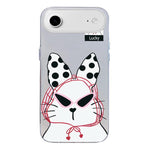 Custodia per telefono ibrida in PC e TPU con motivo argentato colorato, For iPhone Air, For iPhone 16 Pro Max