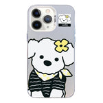 Custodia per telefono ibrida in PC e TPU con motivo argentato colorato, For iPhone 12 Pro Max, For iPhone 11 Pro Max