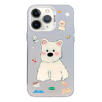 Custodia per telefono ibrida in PC e TPU con motivo argentato colorato, For iPhone 12 Pro Max, For iPhone 11 Pro Max