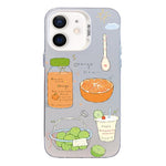 Custodia per telefono ibrida in PC e TPU con motivo argentato colorato, For iPhone 11, For iPhone 11 Pro