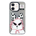 Custodia per telefono ibrida in PC e TPU con motivo argentato colorato, For iPhone 11, For iPhone 11 Pro