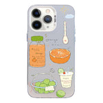 Custodia per telefono ibrida in PC e TPU con motivo argentato colorato, For iPhone 11, For iPhone 11 Pro