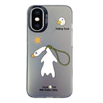 Custodia per telefono ibrida in PC e TPU con motivo argentato colorato, For iPhone XS Max, For iPhone 8 Plus / 7 Plus
