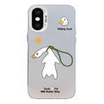 Custodia per telefono ibrida in PC e TPU con motivo argentato colorato, For iPhone XS Max, For iPhone 8 Plus / 7 Plus