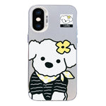 Custodia per telefono ibrida in PC e TPU con motivo argentato colorato, For iPhone XS Max, For iPhone 8 Plus / 7 Plus
