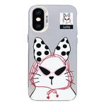Custodia per telefono ibrida in PC e TPU con motivo argentato colorato, For iPhone XS Max, For iPhone 8 Plus / 7 Plus
