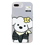 Custodia per telefono ibrida in PC e TPU con motivo argentato colorato, For iPhone XS Max, For iPhone 8 Plus / 7 Plus