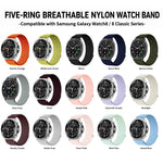 Cinturino per orologio xDfind in nylon traspirante con chiusura a strappo., For Galaxy Watch8 / Watch8 Classic