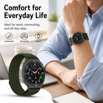 Cinturino per orologio xDfind in nylon traspirante con chiusura a strappo., For Galaxy Watch8 / Watch8 Classic