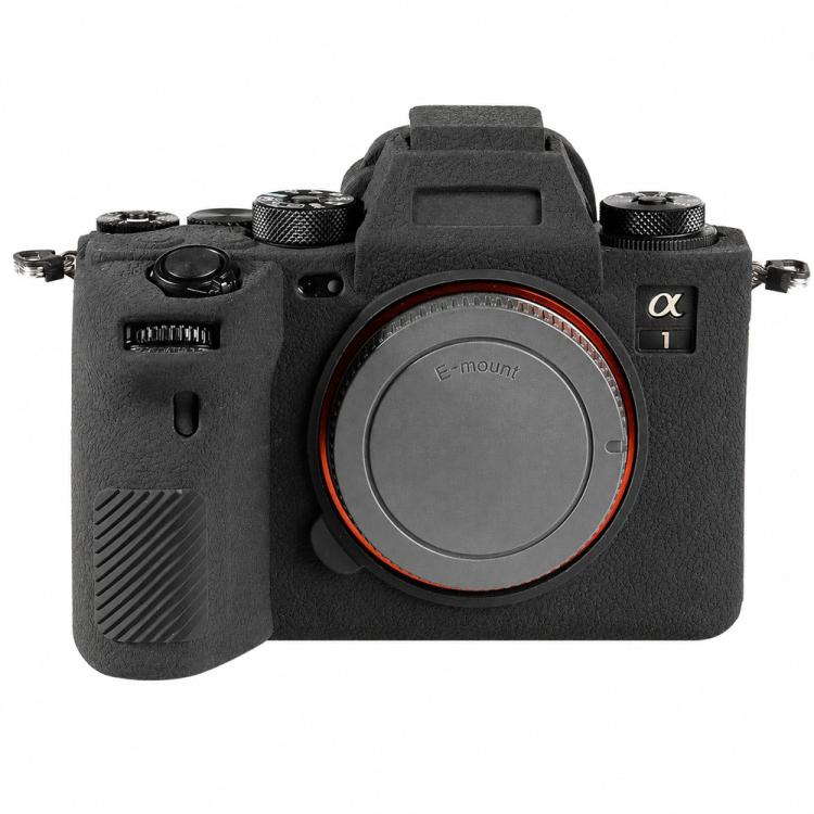 Custodia protettiva per fotocamera in morbido silicone con texture litchi, For Sony ILCE-1 / A1 / Alpha 1