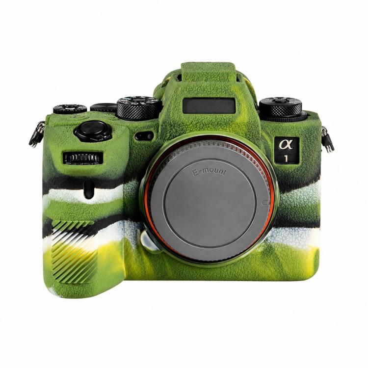 Custodia protettiva per fotocamera in morbido silicone con texture litchi, For Sony ILCE-1 / A1 / Alpha 1