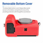 Custodia protettiva per fotocamera in morbido silicone con texture litchi, For Sony ILCE-1 / A1 / Alpha 1