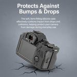 Custodia protettiva per fotocamera in morbido silicone con texture litchi, For Sony ILCE-1 / A1 / Alpha 1