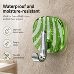 Ganci adesivi in plastica di lusso, senza foratura, resistenti e senza lasciare tracce, ideali per appendere abiti., Silver Hook