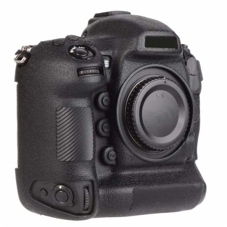 Custodia protettiva per fotocamera in morbido silicone con texture litchi, For Nikon D5