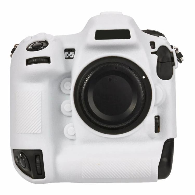 Custodia protettiva per fotocamera in morbido silicone con texture litchi, For Nikon D5
