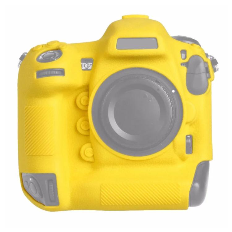 Custodia protettiva per fotocamera in morbido silicone con texture litchi, For Nikon D5