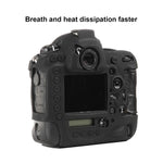 Custodia protettiva per fotocamera in morbido silicone con texture litchi, For Nikon D5