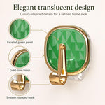 Ganci adesivi in plastica di lusso, senza foratura, resistenti e senza lasciare tracce, ideali per appendere abiti., 1PC