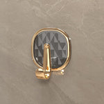 4 ganci adesivi in plastica di lusso, senza foratura, resistenti e senza lasciare tracce, ideali per appendere abiti., 4PCS