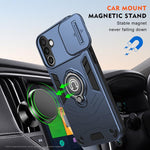 Custodia per telefono Camshield con anello di supporto, For Galaxy A27 5G