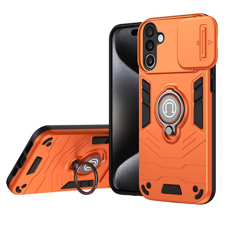Custodia per telefono Camshield con anello di supporto, For Galaxy A27 5G