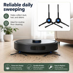 Per i ricambi di Ecovacs DEEBOT N20 Pro / N20 Plus / N20, Dual Black Side Brush, Black Filter, White Filter, Activated Carbon Filter, Deep Mop Pad, Washable Mop Pad, Main Brush Cover, Mop Pad Holder, Water Tank, Filter-Free Dust Box