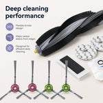 Per i ricambi di Ecovacs DEEBOT T20 Pro / T20 Max / T20, 14pcs Combo, Main Brush, Activated Carbon Filter, Dual White Side Brush, Dual Grey Side Brush, Mop Pad Holder, Dust Bag, Activated Carbon Dust Bag, White Mop Pad, Grey Mop Pad                    ...