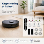 Per i ricambi di Ecovacs DEEBOT T20 Pro / T20 Max / T20, 14pcs Combo, Main Brush, Activated Carbon Filter, Dual White Side Brush, Dual Grey Side Brush, Mop Pad Holder, Dust Bag, Activated Carbon Dust Bag, White Mop Pad, Grey Mop Pad                    ...