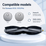 Per ricambi per Ecovacs DEEBOT X1S / X1S Pro, Main Brush, Rubber Roller Brush, Dual Grey Side Brush, Black Filter, White Filter, Activated Carbon Filter, Blue Striped Mop Pad, White Striped Mop Pad