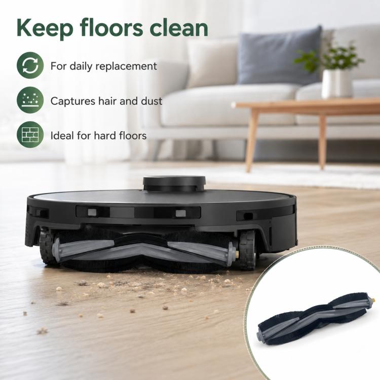 Per ricambi per Ecovacs DEEBOT X1S / X1S Pro, Main Brush, Rubber Roller Brush, Dual Grey Side Brush, Black Filter, White Filter, Activated Carbon Filter, Blue Striped Mop Pad, White Striped Mop Pad