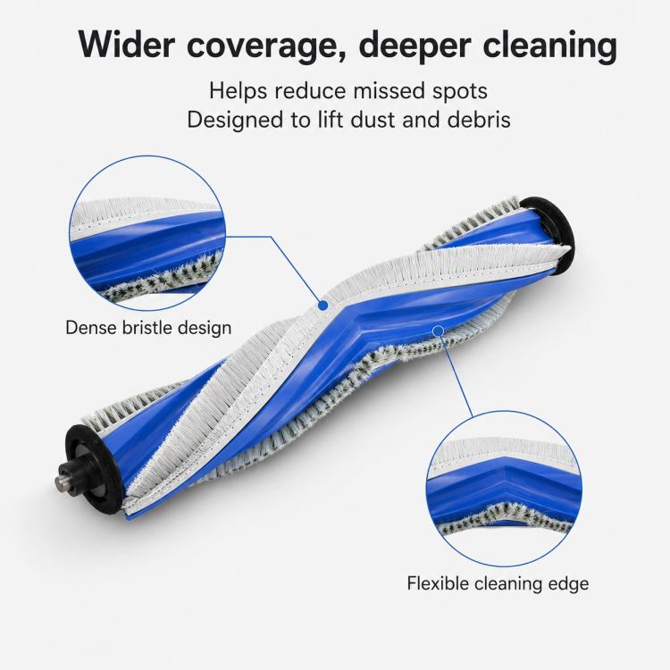 Per i ricambi del sistema di aspirazione Ecovacs DEEBOT X2S, Main Brush, Side Brush, Mop Pad, Edge Mop Pad, Dust Bag, Filter